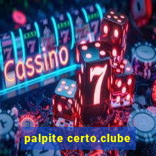 palpite certo.clube