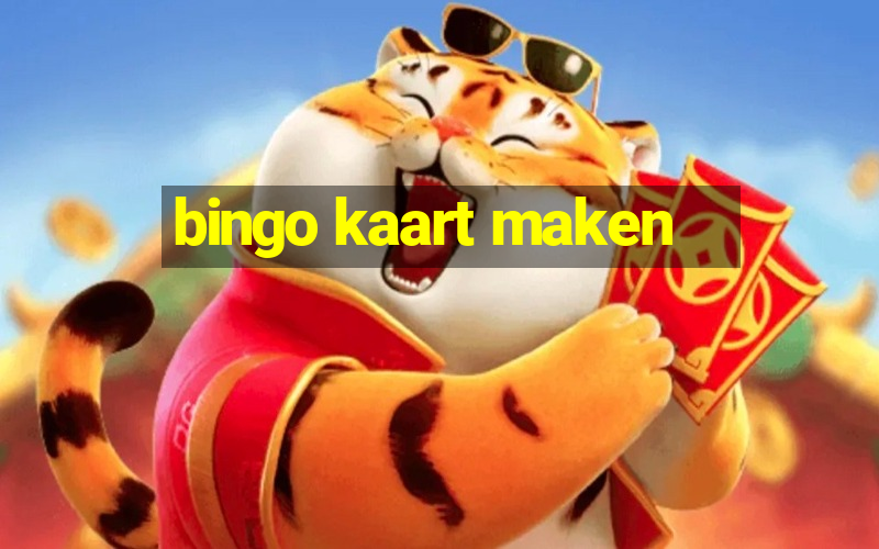 bingo kaart maken