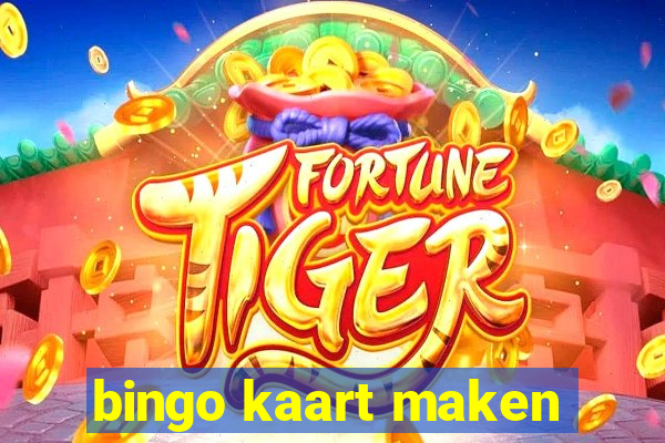 bingo kaart maken