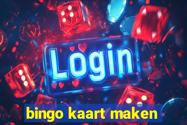 bingo kaart maken