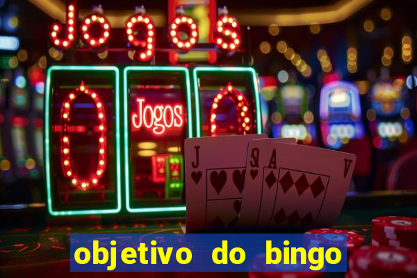 objetivo do bingo de letras