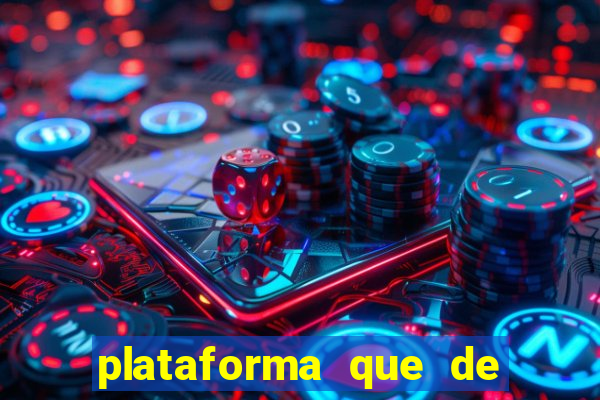 plataforma que de b?nus no cadastro