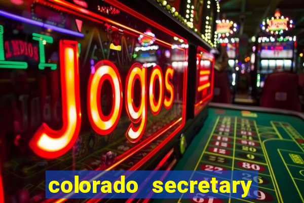 colorado secretary of state bingo