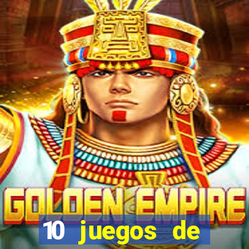 10 juegos de casino nombres