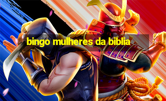 bingo mulheres da biblia