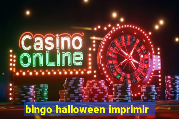 bingo halloween imprimir