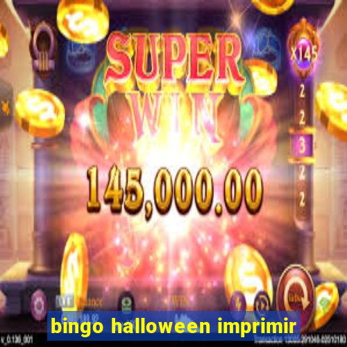 bingo halloween imprimir