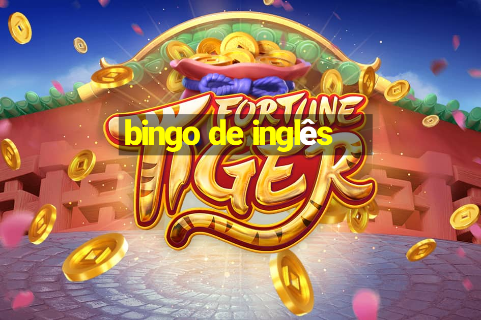 bingo de inglês