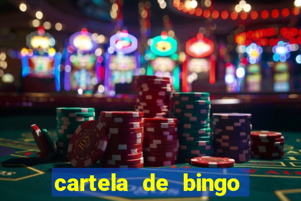 cartela de bingo até 30