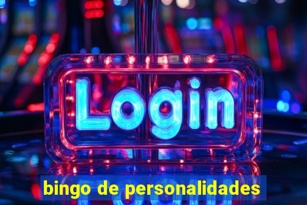 bingo de personalidades