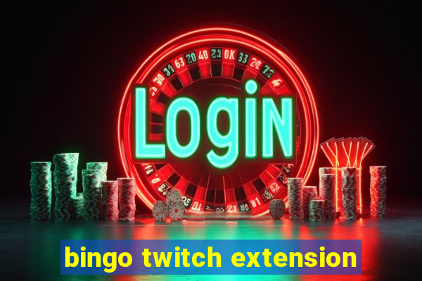 bingo twitch extension