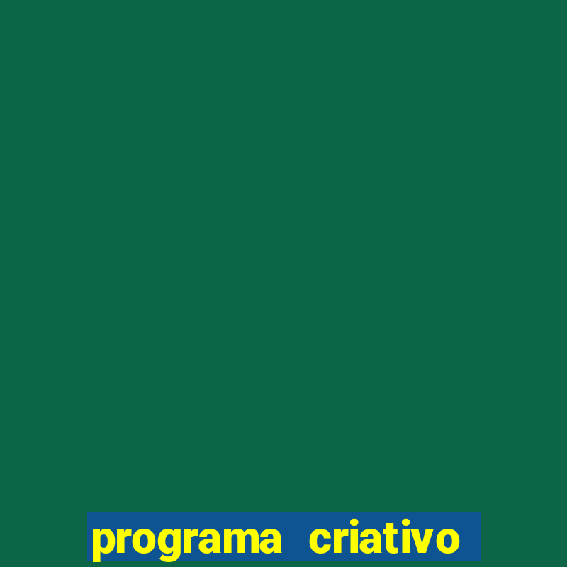 programa criativo beta tiktok