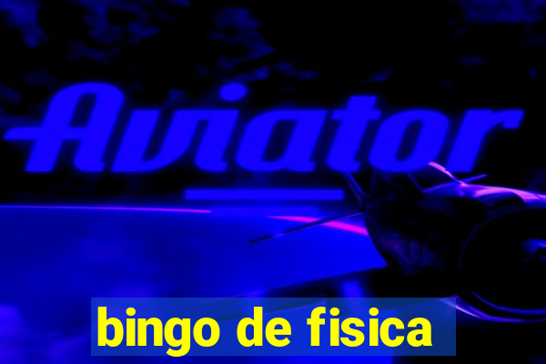 bingo de fisica