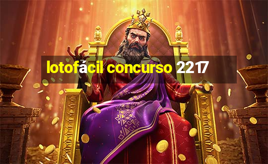 lotofácil concurso 2217