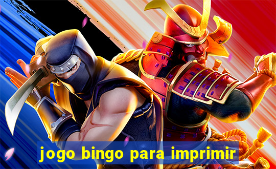 jogo bingo para imprimir