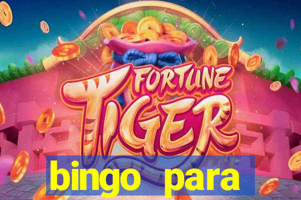 bingo para despedida de solteira para imprimir