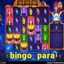 bingo para despedida de solteira para imprimir