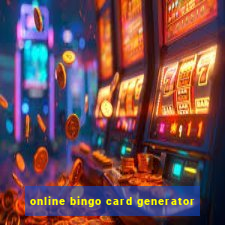 online bingo card generator