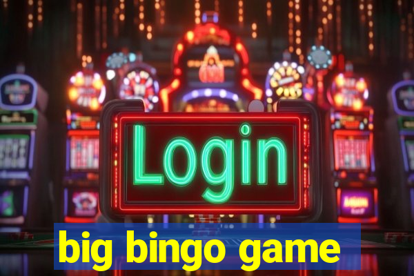 big bingo game