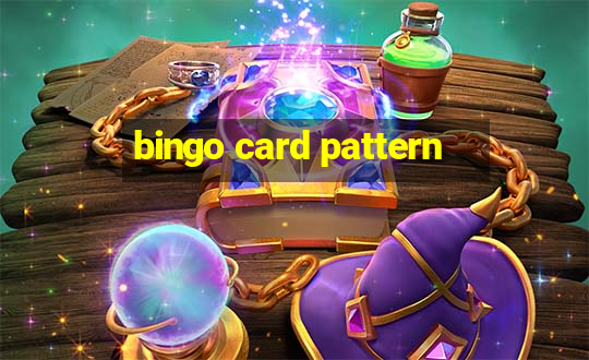 bingo card pattern