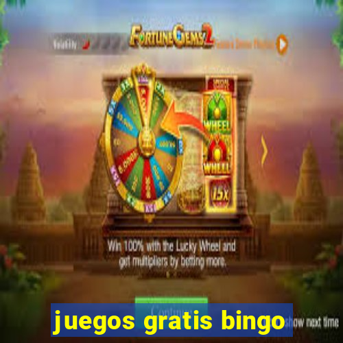 juegos gratis bingo