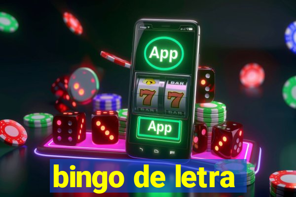 bingo de letra