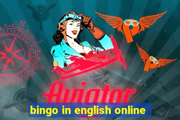 bingo in english online