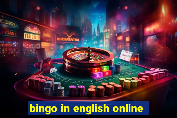 bingo in english online