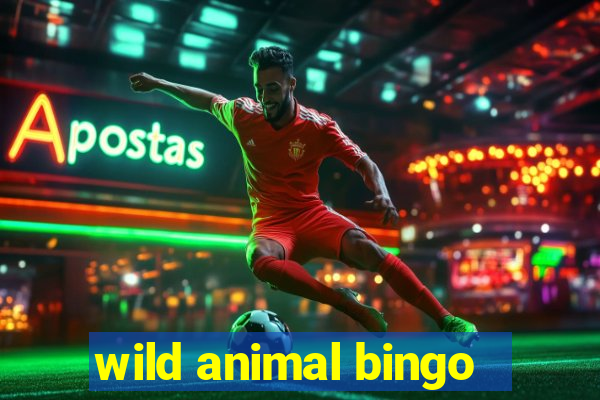 wild animal bingo