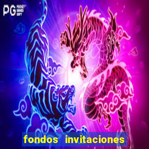 fondos invitaciones de bingo para editar