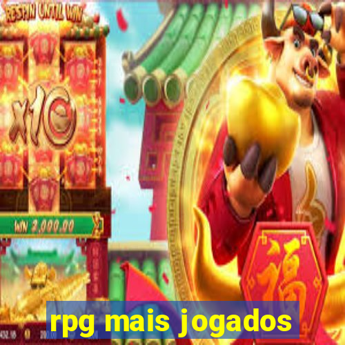 rpg mais jogados