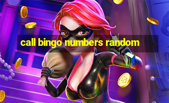 call bingo numbers random