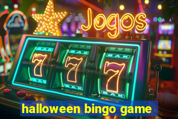 halloween bingo game