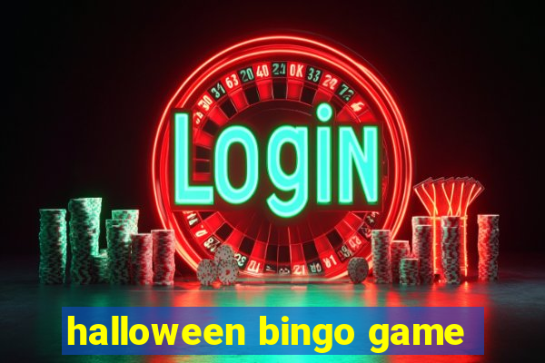 halloween bingo game