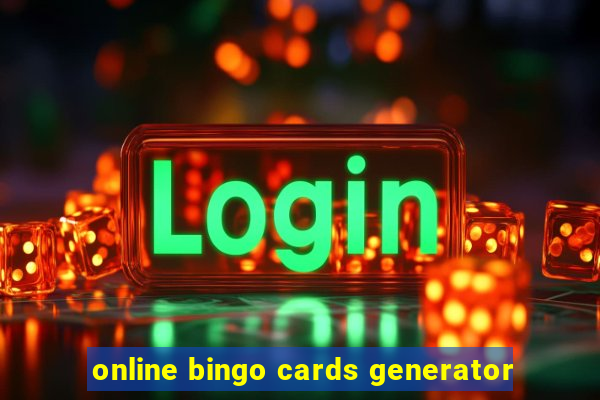 online bingo cards generator