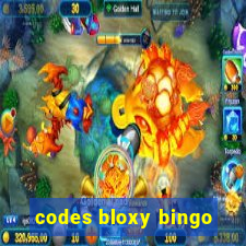 codes bloxy bingo