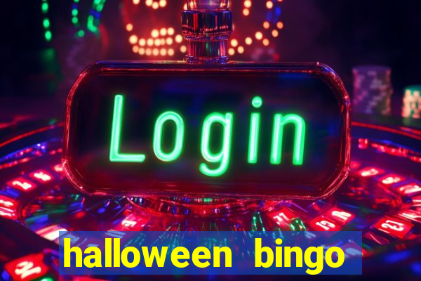 halloween bingo games for kids