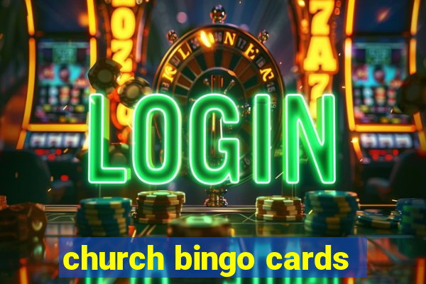 church bingo cards