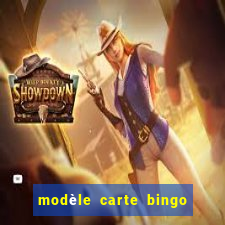 modèle carte bingo quarantaine gratuit