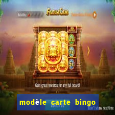 modèle carte bingo quarantaine gratuit