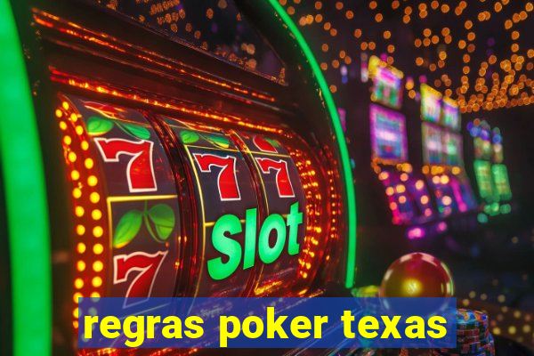 regras poker texas