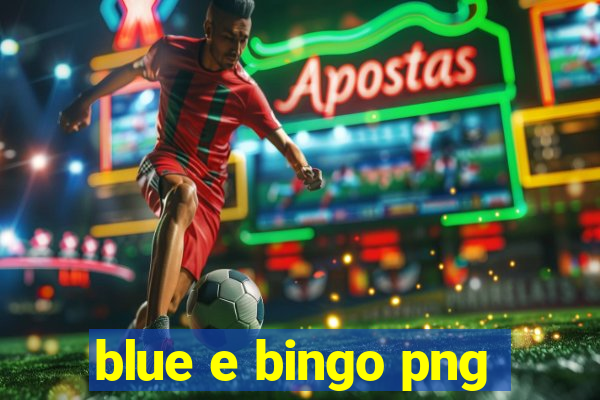 blue e bingo png