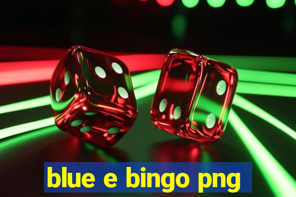 blue e bingo png