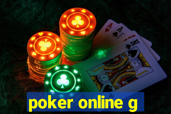 poker online g