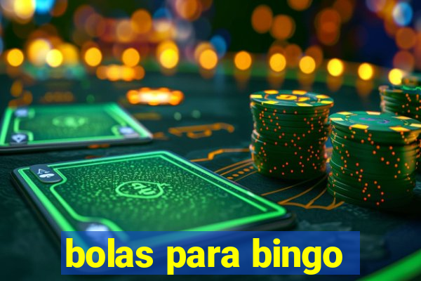 bolas para bingo