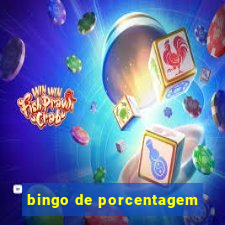 bingo de porcentagem