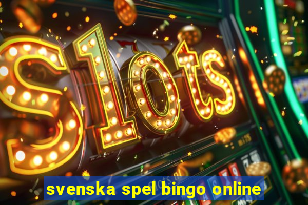 svenska spel bingo online