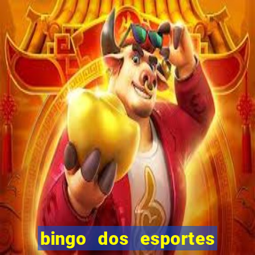 bingo dos esportes para imprimir