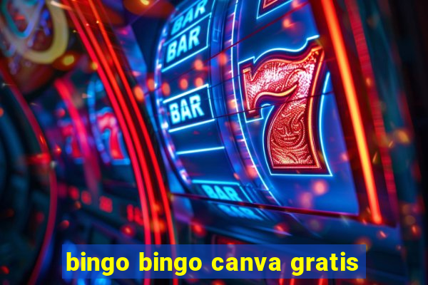 bingo bingo canva gratis