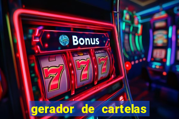 gerador de cartelas de bingo 1 a 99